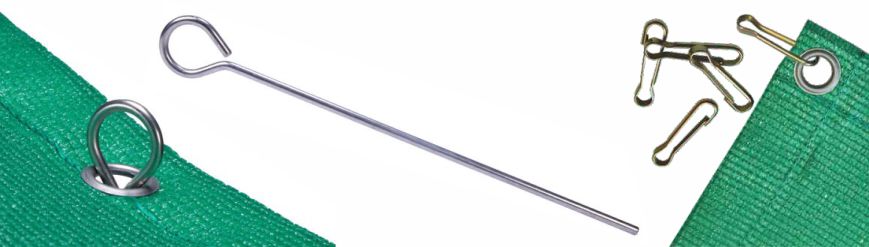 Karabinerhaken für Tennisblende Passendes Zubehör für Vorzeltteppiche