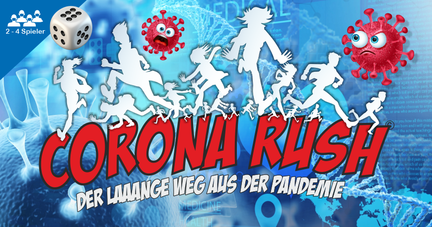 Corona Rush Würfelspiel Das Brettspiel zur Coronapandemie