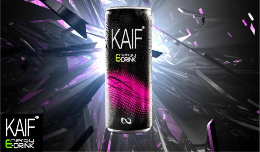 Energydrink Dose von KAIF KAIF Energy Drink Dose bedruckt