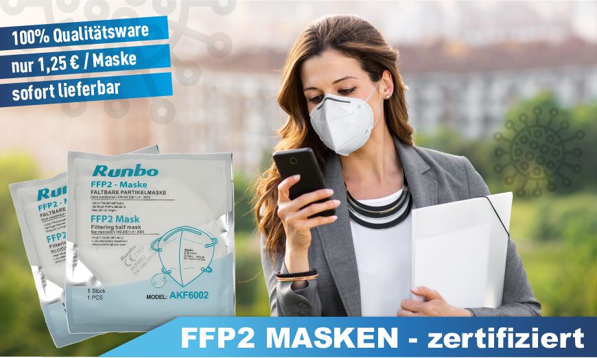 FFP2 Masken kaufen Zertifizierte FFP2 Masken bequem online bestellen
