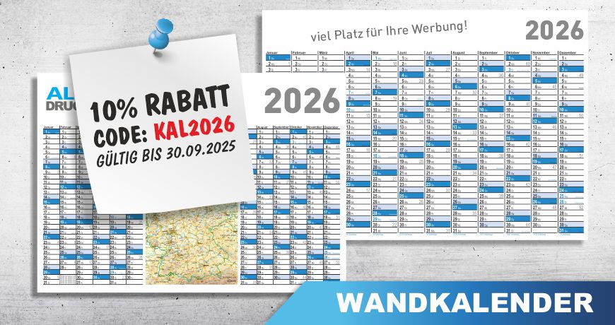 Wandkalender und Jahresplaner 2026