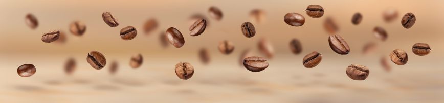 Küchenrückwand Alu mit Kaffeebohnen Motiv