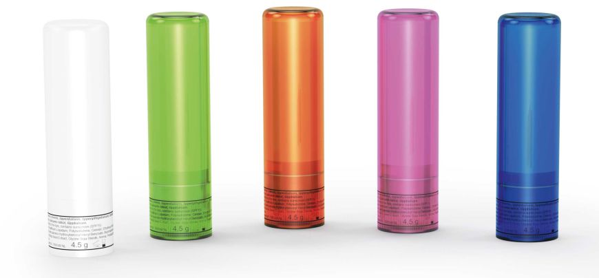 Die fünf Grundfarben unserer Lippenpflegestifte