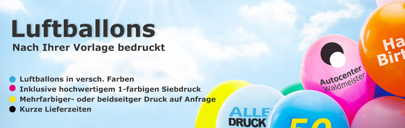 Logoballons - Werbeluftballons Werbeluftballons - Logoballons