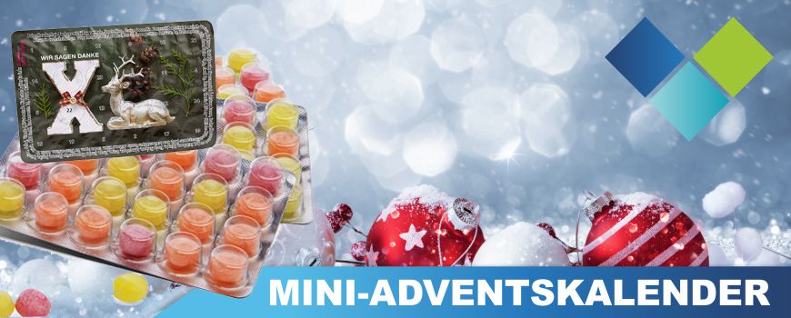 Mini-Adventskalender Mini Adventskalender bedruckt