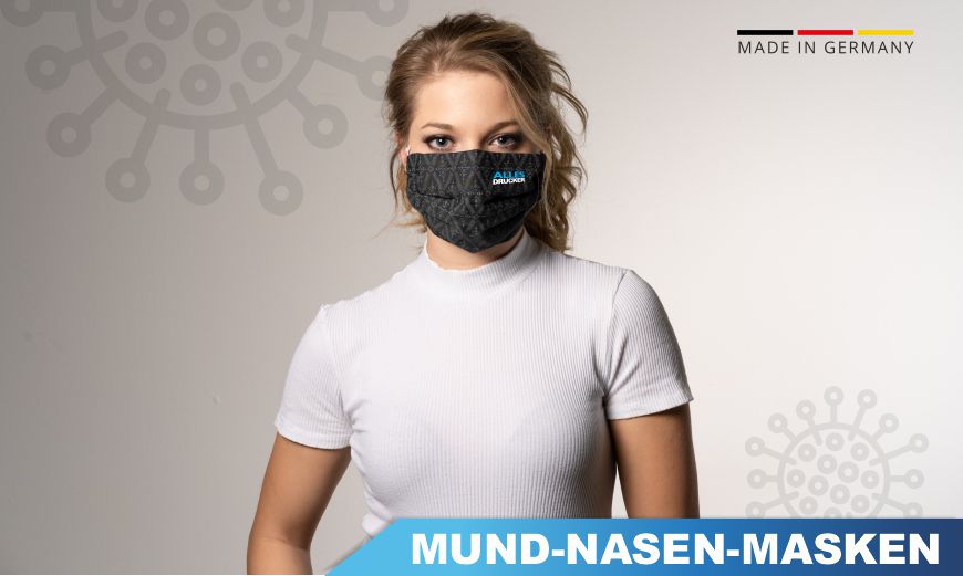 Mund- und Nasenmaske online Corona Prävention - Mund- und Nasenmaske, Behelfsmasken, Mundbedeckung