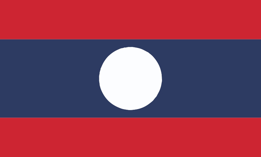 Nationalflagge Laos