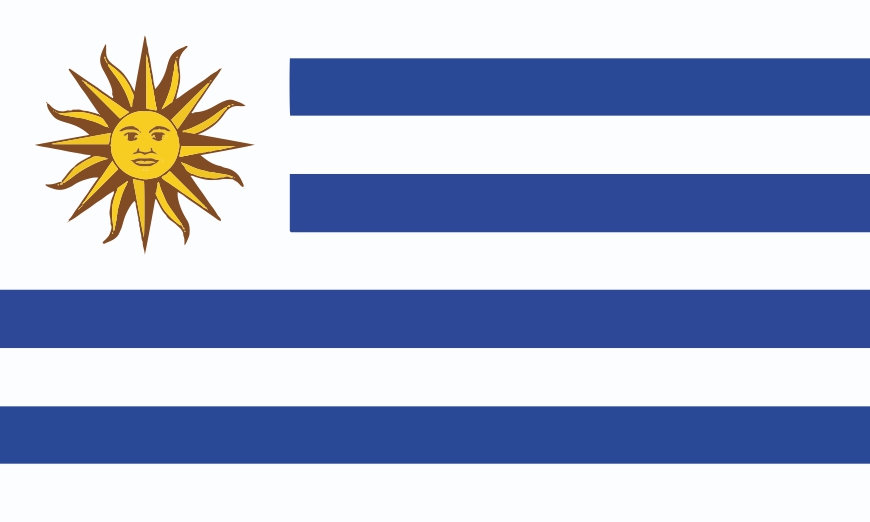 Nationalflagge/Fahne Uruguay