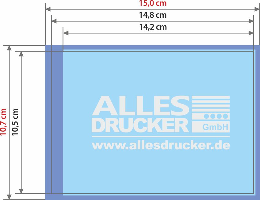 Quittungsblock Druckdaten Info Druckdateninfo für Quittungsblöcke