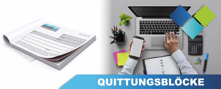 Quittungsblöcke bedruckt Mit Ihrem logo bedruckte Quittungsblöcke