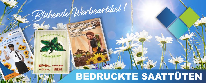 Samentütchen bedruckt Bedruckte Samentütchen preiswert