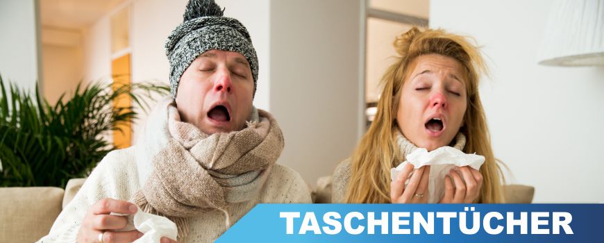 Taschentücher mit Ihrer Werbung Taschentücher in bedruckter Folienverpackung