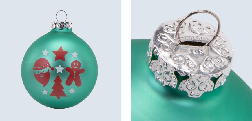 Christbaumkugeln - Weihnachtskugeln Beispiele von bedruckten Christbaumkugeln
