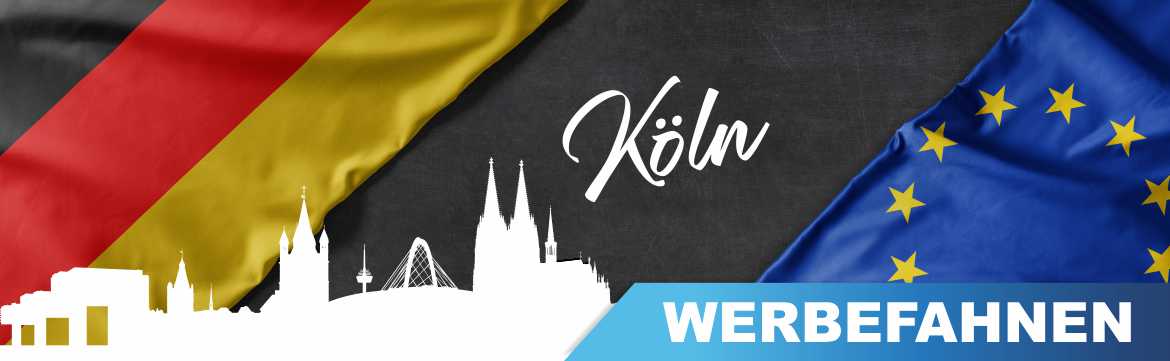 Werbefahnen Köln Bedruckte Werbefahnen, Fahnen und Flaggen für Köln