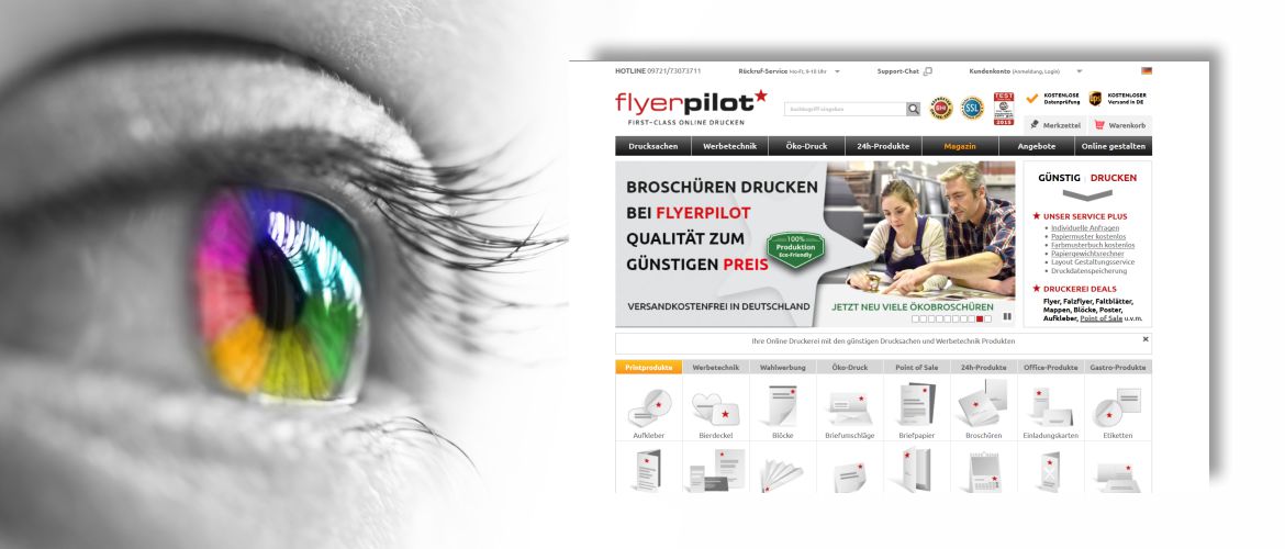 flyerpilot.de im Allesdrucker Druckerei Verzeichnis