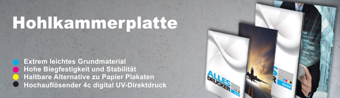 Hohlkammerplatte Header