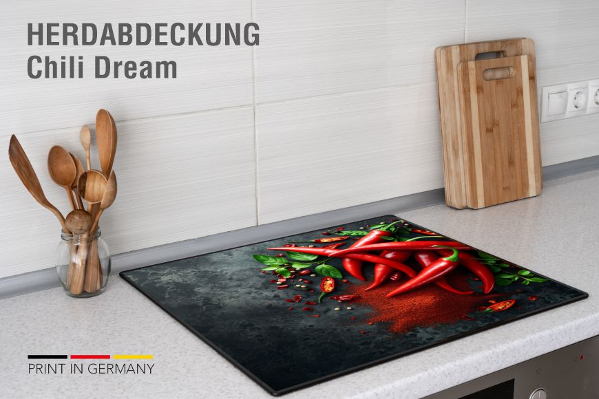 Herdabdeckplatte Chili Dream