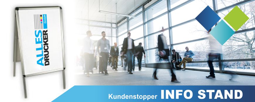 Kundenstopper InfoStand