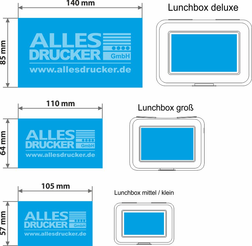 Lunchbox Bedruckt Vom Allesdrucker Praktische Brotdosen Mit Ihrem Logo Bedruckt