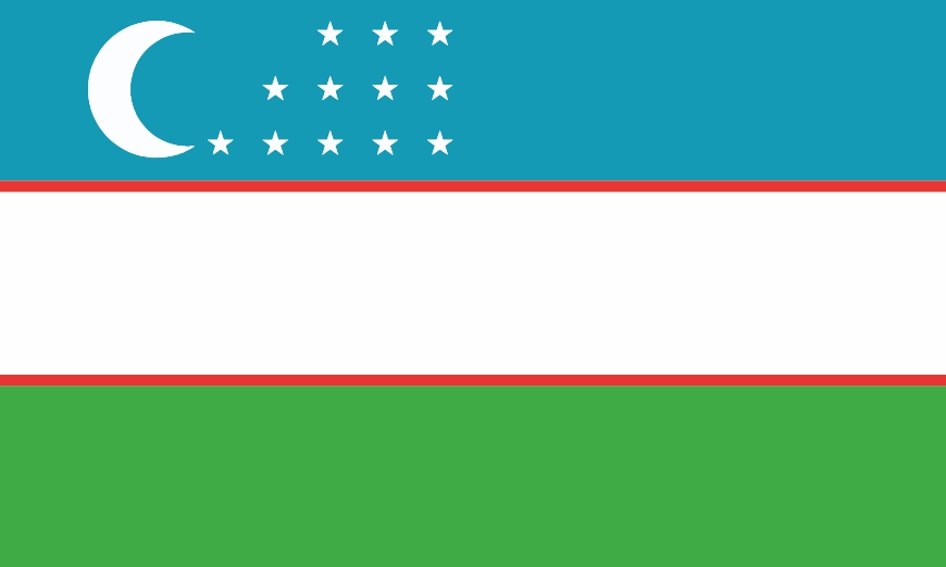 Nationalflagge/Fahne Usbekistan