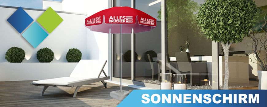 Mit Ihrem logo bedruckte Sonnenschirme