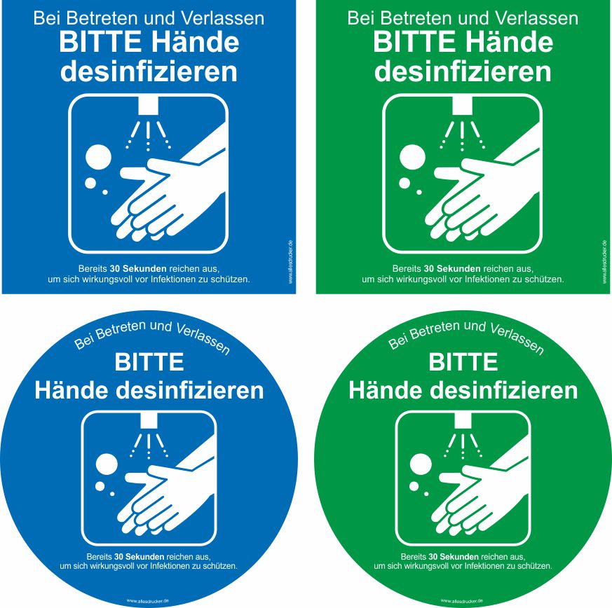 Hinweisschild Fur Desinfektionsspender Aus Aluverbund Robust Langlebig