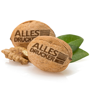 Bedrucke Walnuss Bedrucke Walnuss