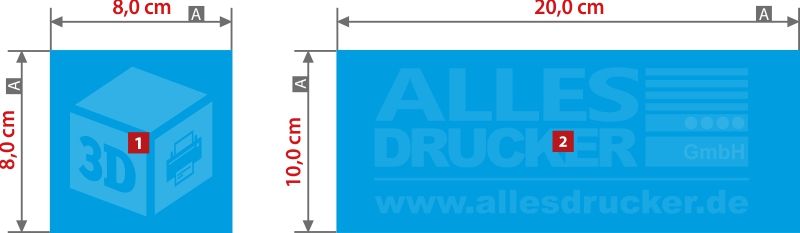 Druckschablone für bedruckte Warnwesten