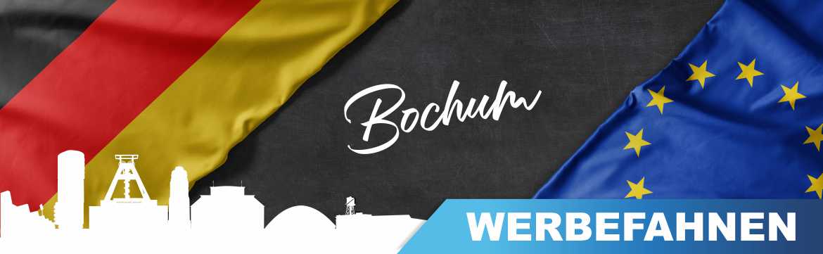 Bedruckte Werbefahnen, Fahnen und Flaggen für Bochum