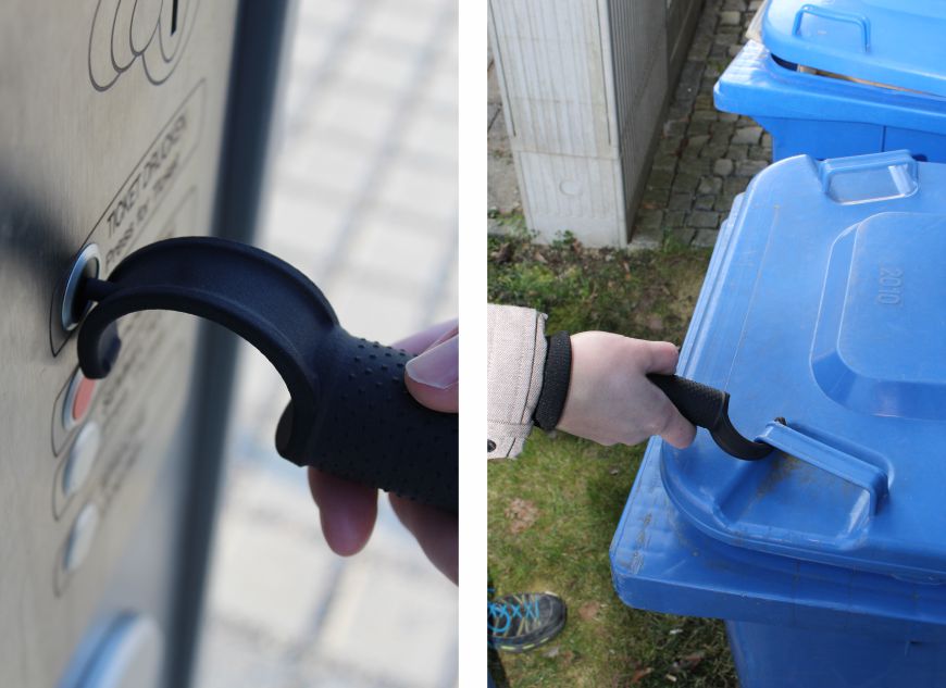 Anwendungsbeispiele des thinkGRIP Hygienetools